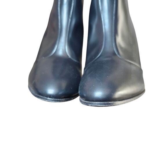 Gucci Women's Black‎ Plume Calfskin Leather Lattice Cutout Boots Size EU 39.5 - Picture 6 of 11